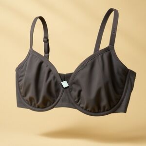 Aerie Brown Mesh Baloncette Bra